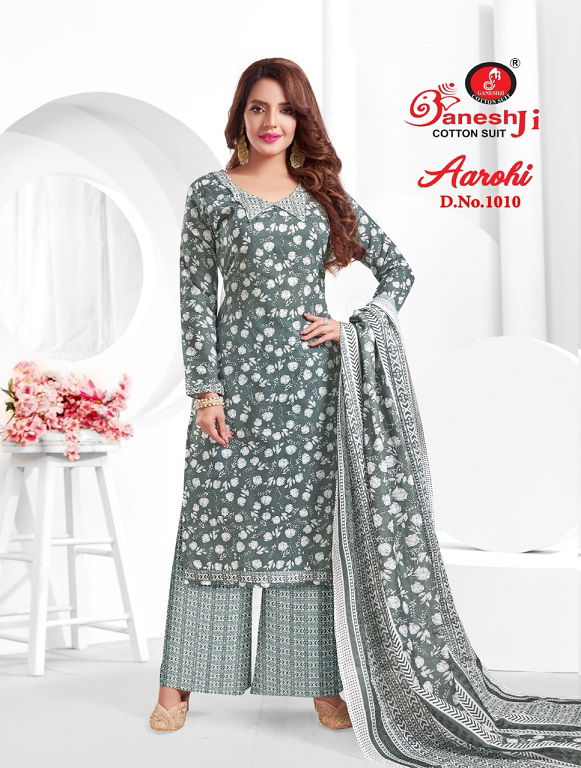 Ganeshaji Aarohi 1  Casual Daily Wear Cotton Printed Dress Material Collection